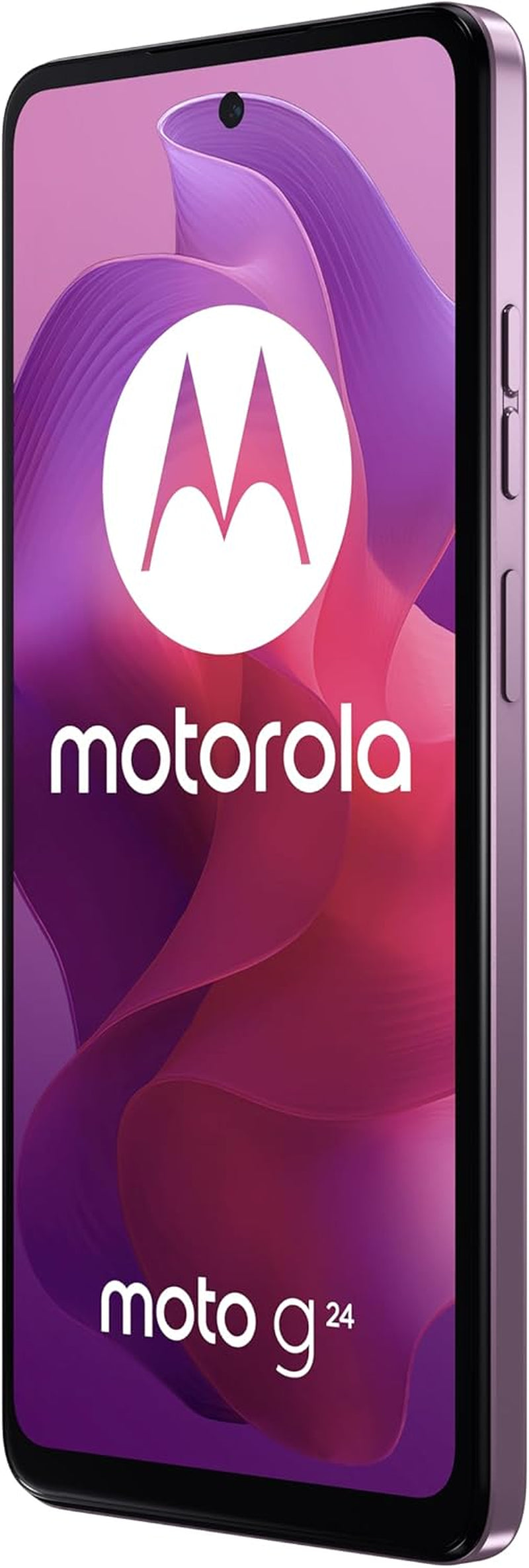 Motorola Moto G24, 4/128, España, Pantalla HD+ 6,56" Y 90 Hz, Cámara Dual 50 MP + 2MP, Dolby Atmos, Android 14, Batería 5000 Mah Con Turbopower 15W, Dual SIM, Incluye Funda Y Cargador